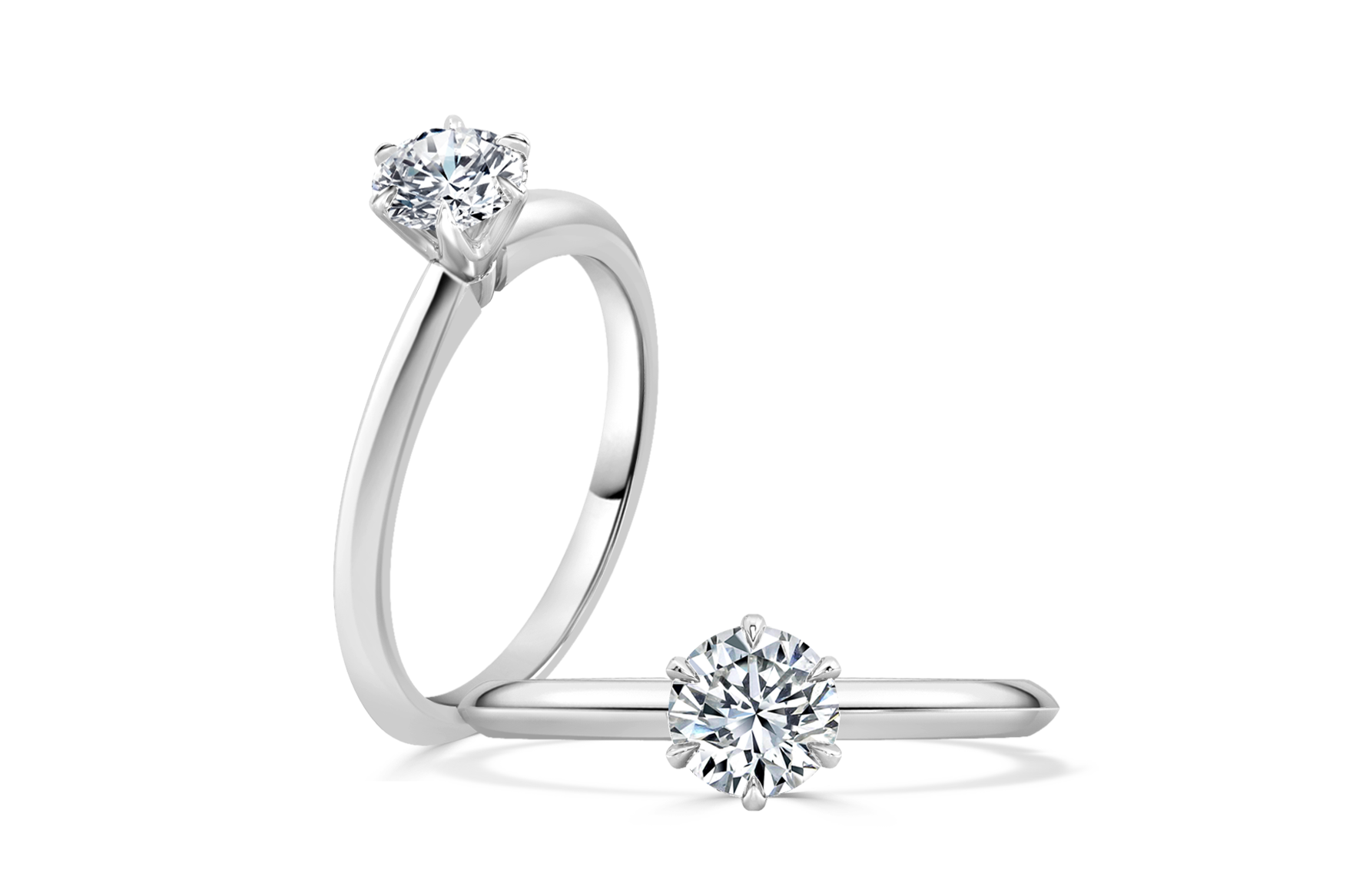 1ct D IF IGI Certified Lab Diamond Solitaire Ring