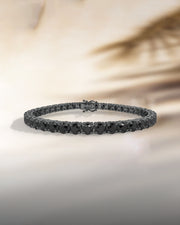 16.50CT Eclipse Natural Black Diamond Bracelet