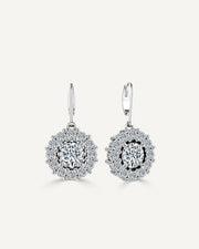 4.16CT TDW Round Brilliant Cut Earrings