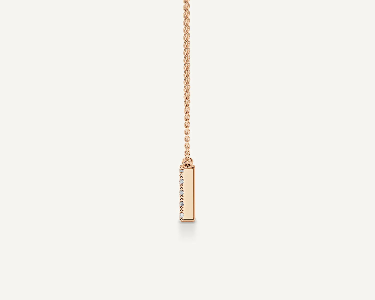 Alphabet A Diamond Pendant