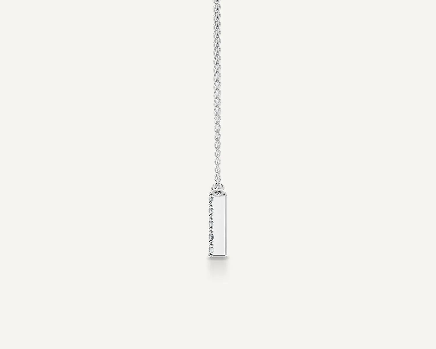 Alphabet A Diamond Pendant