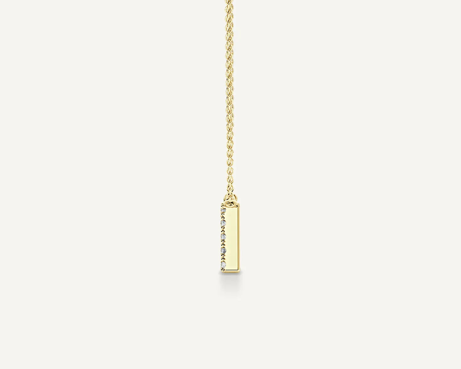 Alphabet A Diamond Pendant