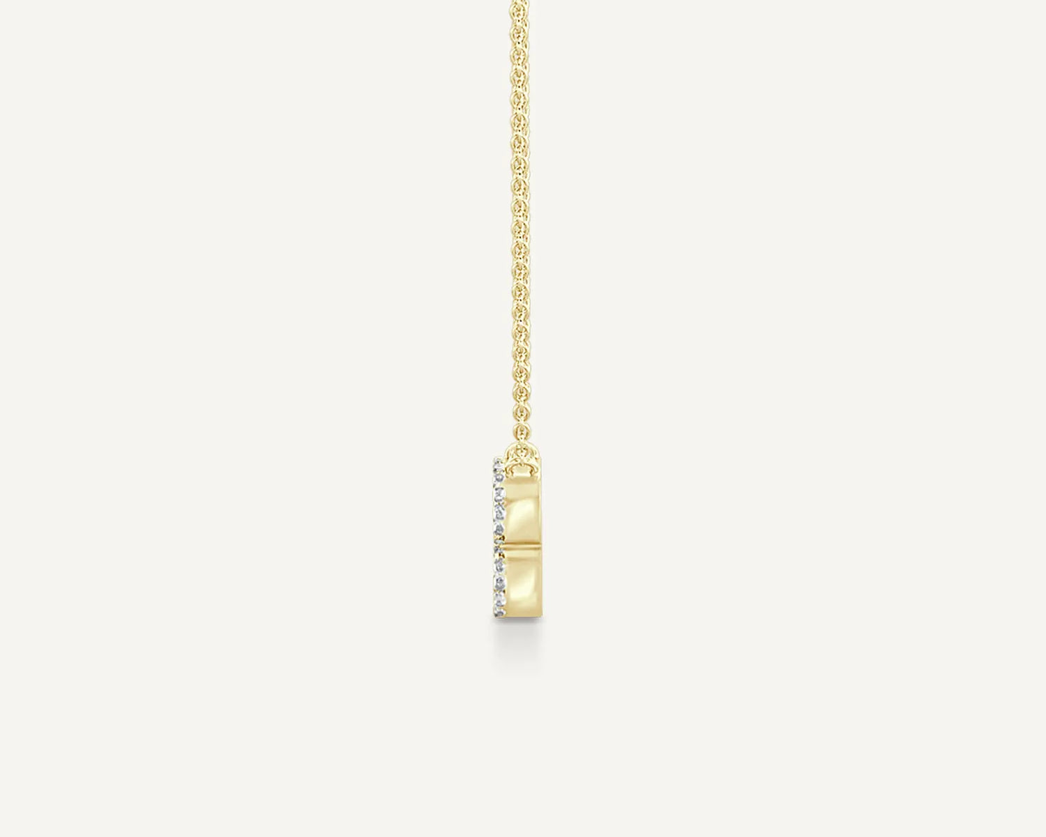 Alphabet B Diamond Pendant