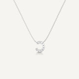 Alphabet C Diamond Pendant