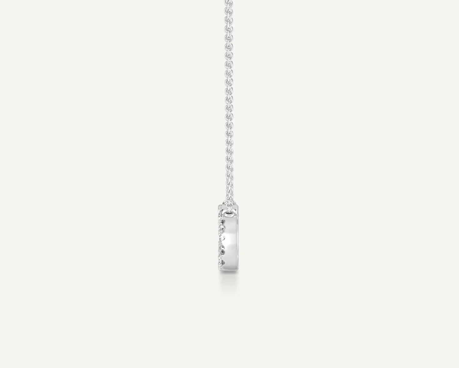 Alphabet C Diamond Pendant