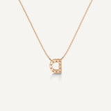 Alphabet D Diamond Pendant