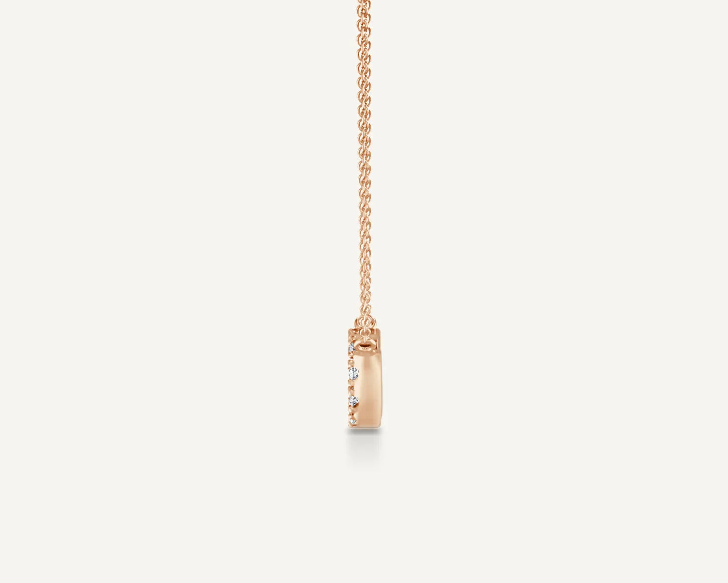 Alphabet D Diamond Pendant