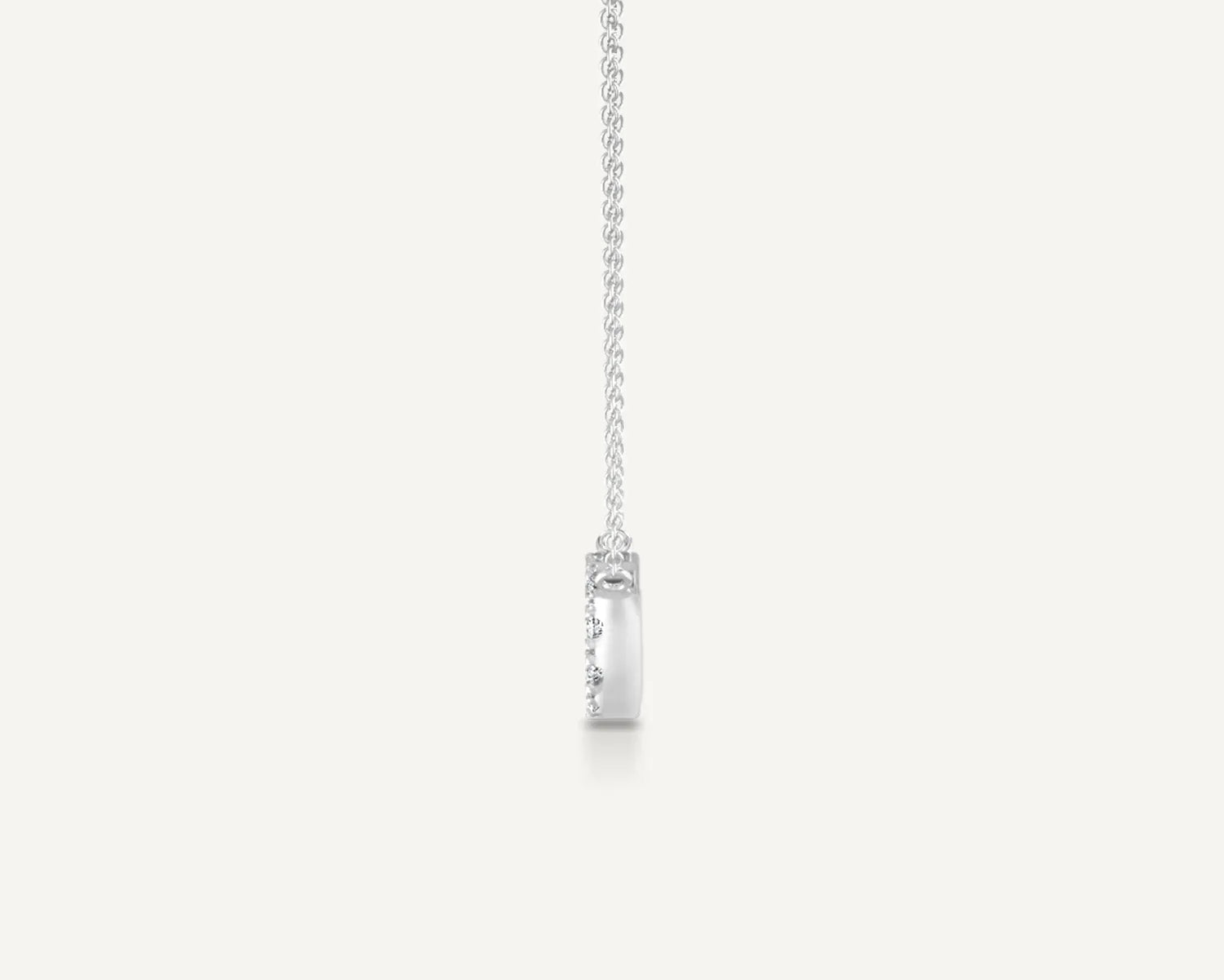 Alphabet D Diamond Pendant