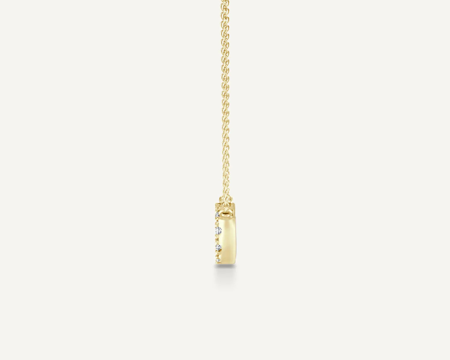 Alphabet D Diamond Pendant