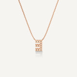 Alphabet E Diamond Pendant