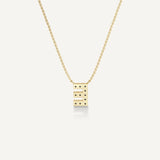 Alphabet E Diamond Pendant