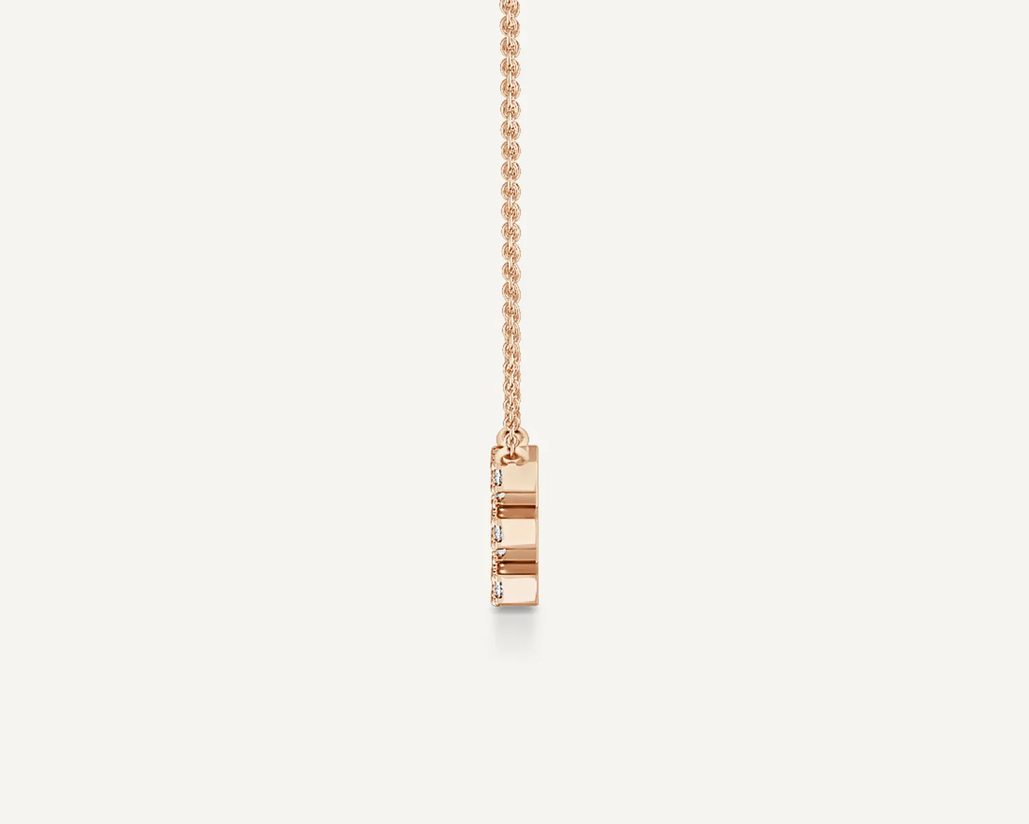 Alphabet E Diamond Pendant