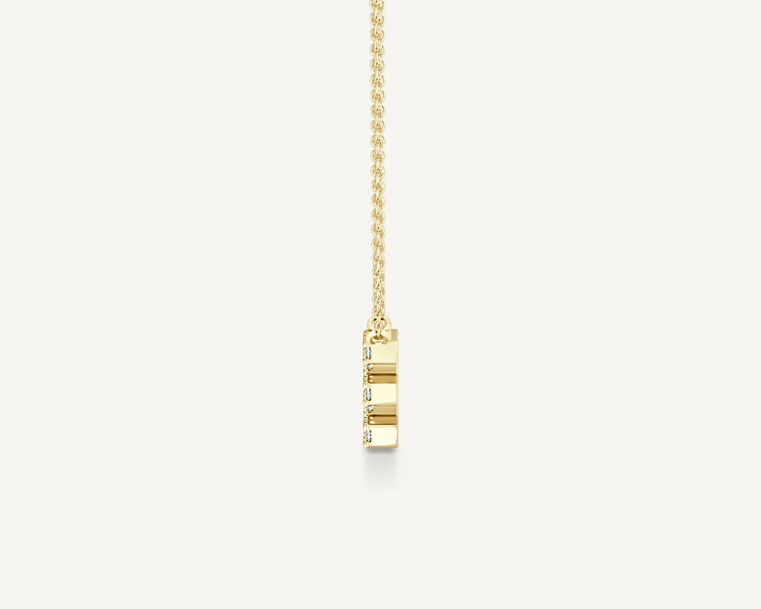 Alphabet E Diamond Pendant