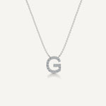 Alphabet G Diamond Pendant