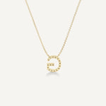 Alphabet G Diamond Pendant