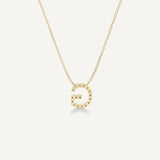 Alphabet G Diamond Pendant