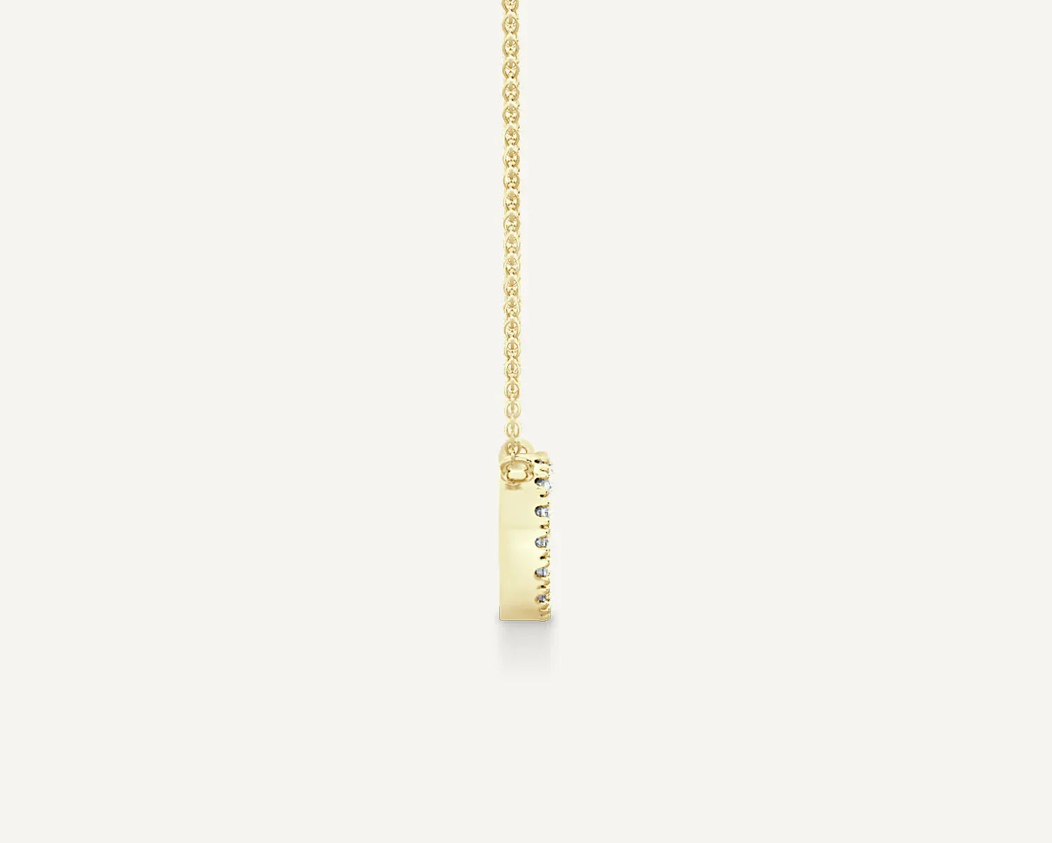 Alphabet G Diamond Pendant