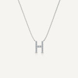 Alphabet H Diamond Pendant