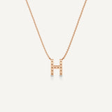 Alphabet H Diamond Pendant