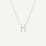 Alphabet H Diamond Pendant