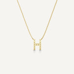 Alphabet H Diamond Pendant