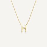 Alphabet H Diamond Pendant