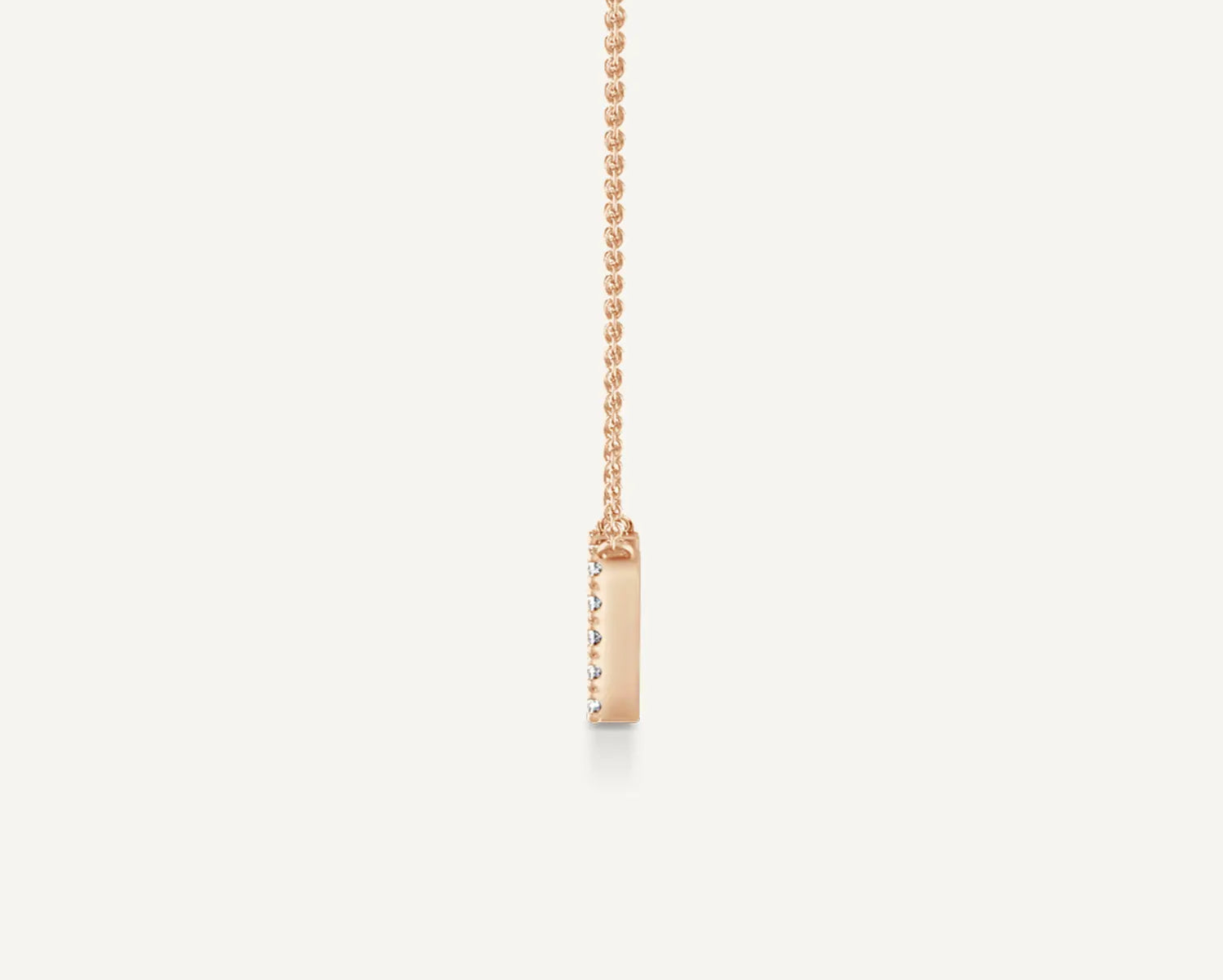 Alphabet H Diamond Pendant