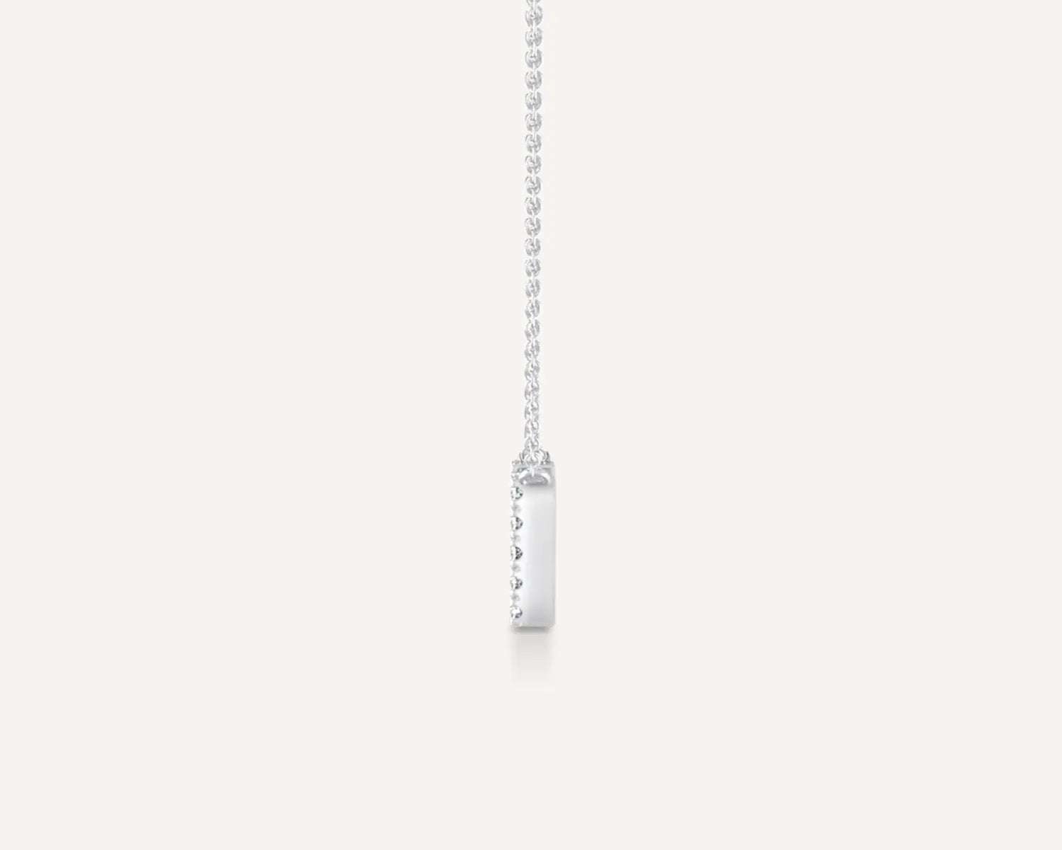 Alphabet H Diamond Pendant