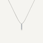 Alphabet I Diamond Pendant