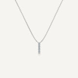 Alphabet I Diamond Pendant