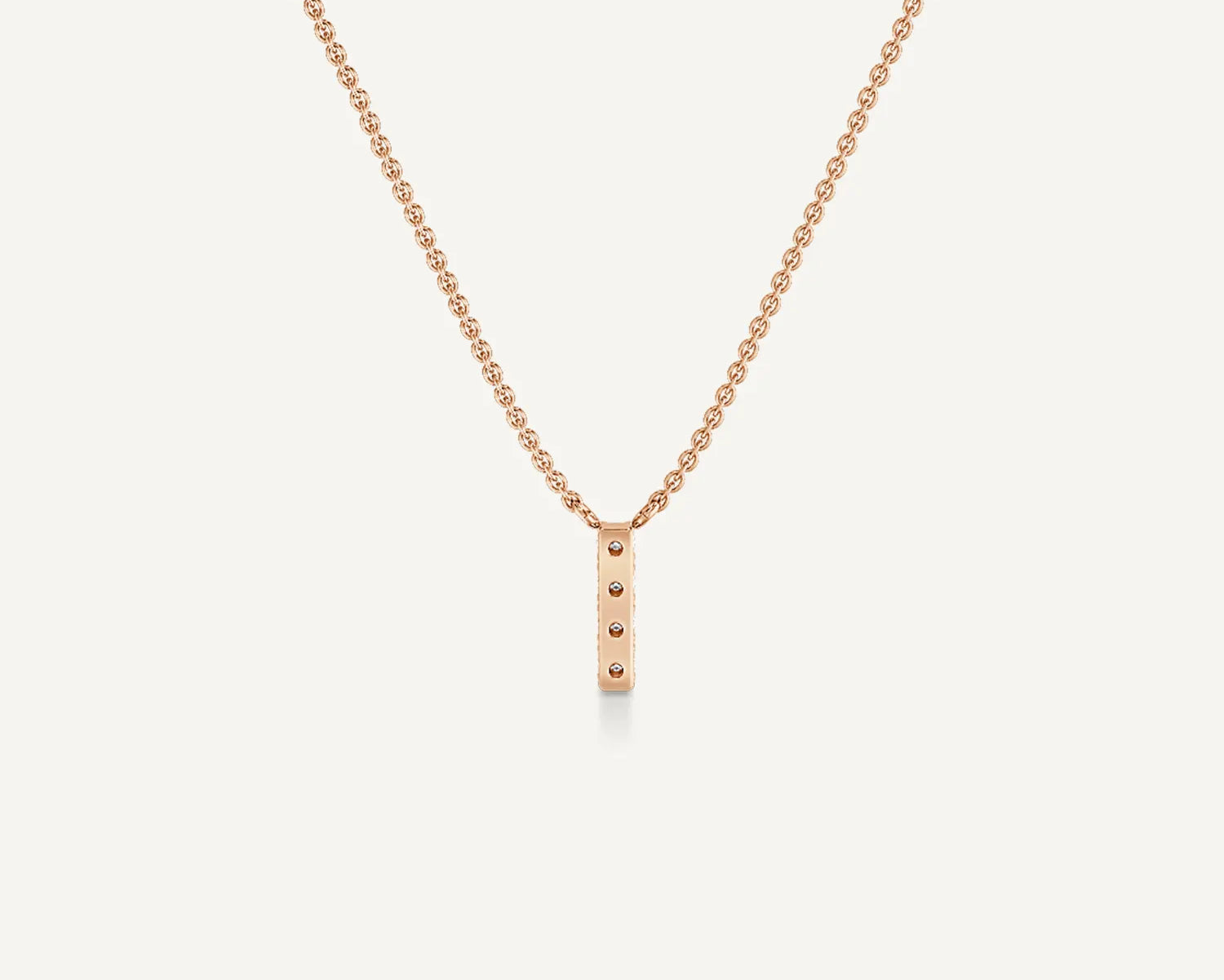 Alphabet I Diamond Pendant