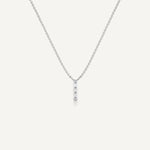 Alphabet I Diamond Pendant