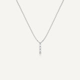 Alphabet I Diamond Pendant