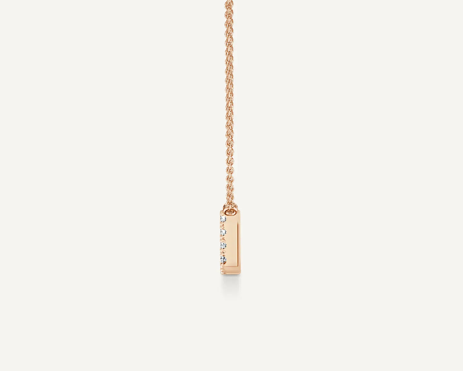 Alphabet J Diamond Pendant