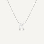 Alphabet K Diamond Pendant