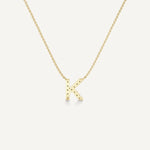 Alphabet K Diamond Pendant