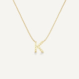 Alphabet K Diamond Pendant