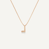 Alphabet L Diamond Pendant