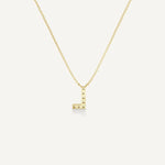 Alphabet L Diamond Pendant