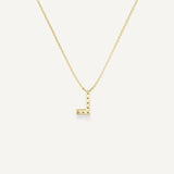 Alphabet L Diamond Pendant