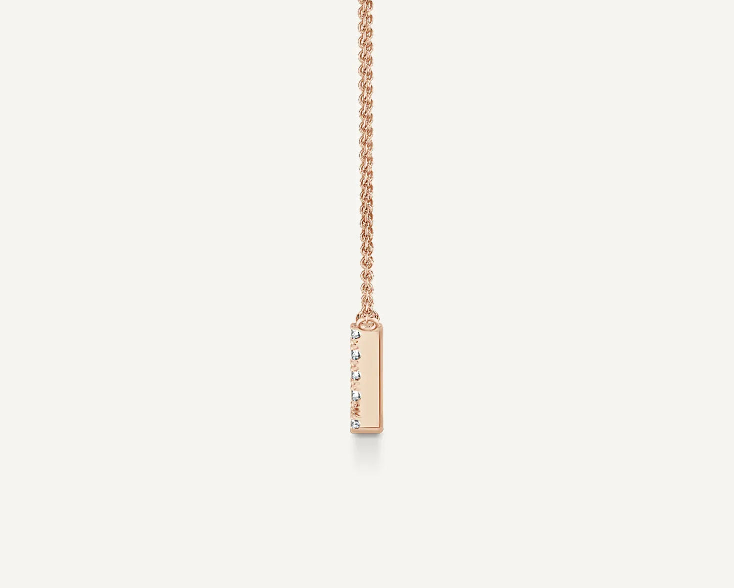 Alphabet L Diamond Pendant