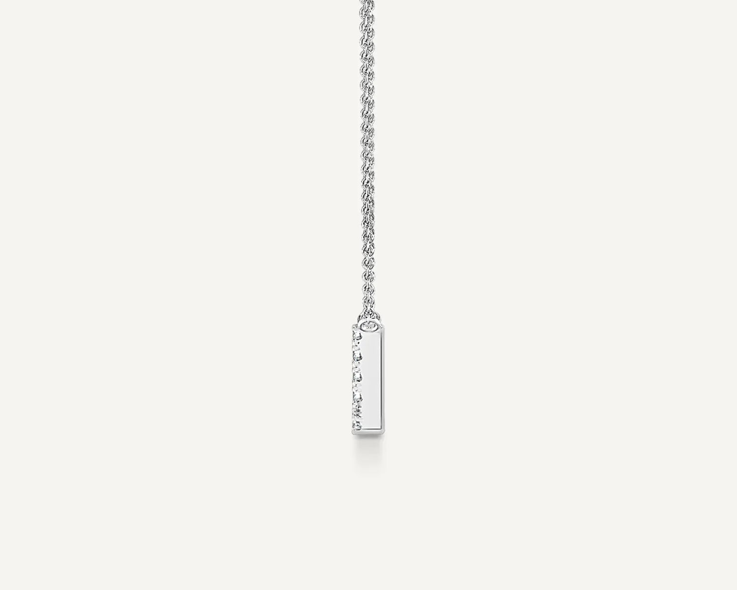 Alphabet L Diamond Pendant