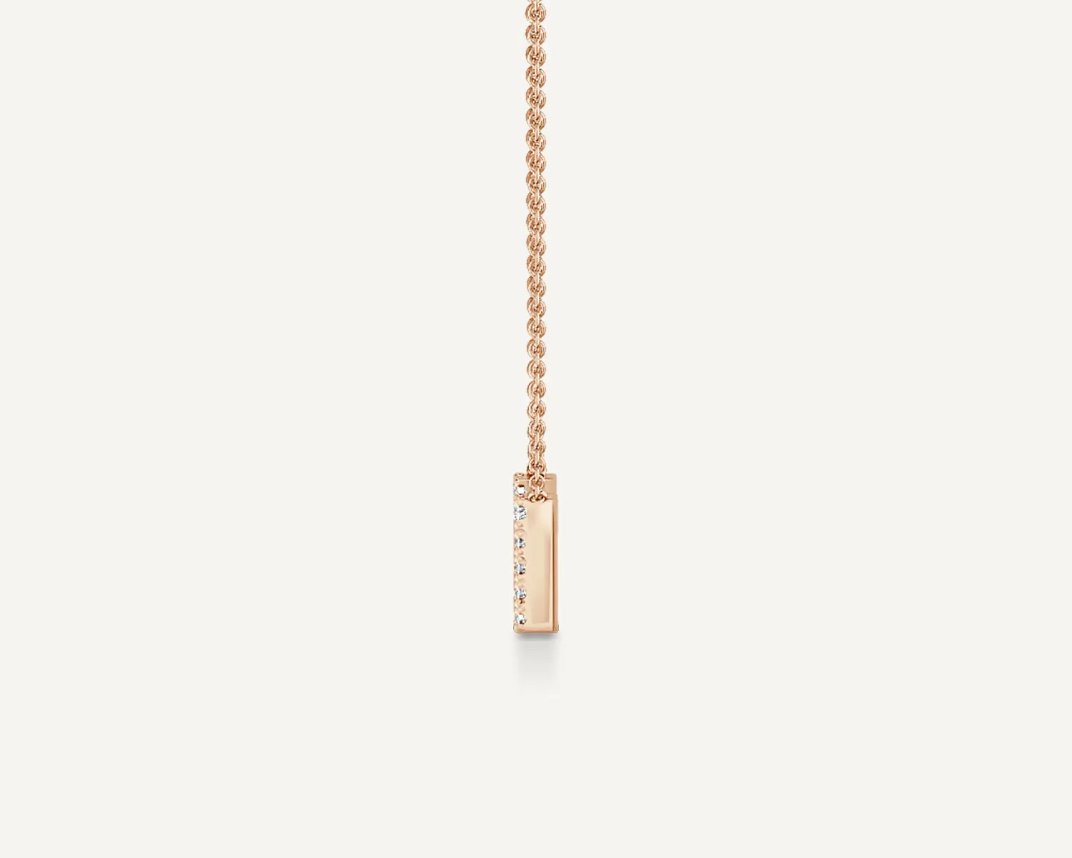 Alphabet M Diamond Pendant