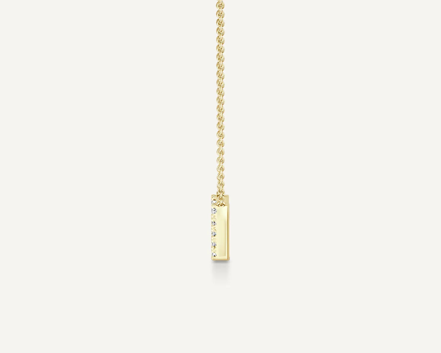 Alphabet M Diamond Pendant