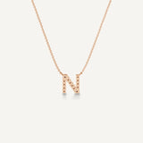 Alphabet N Diamond Pendant