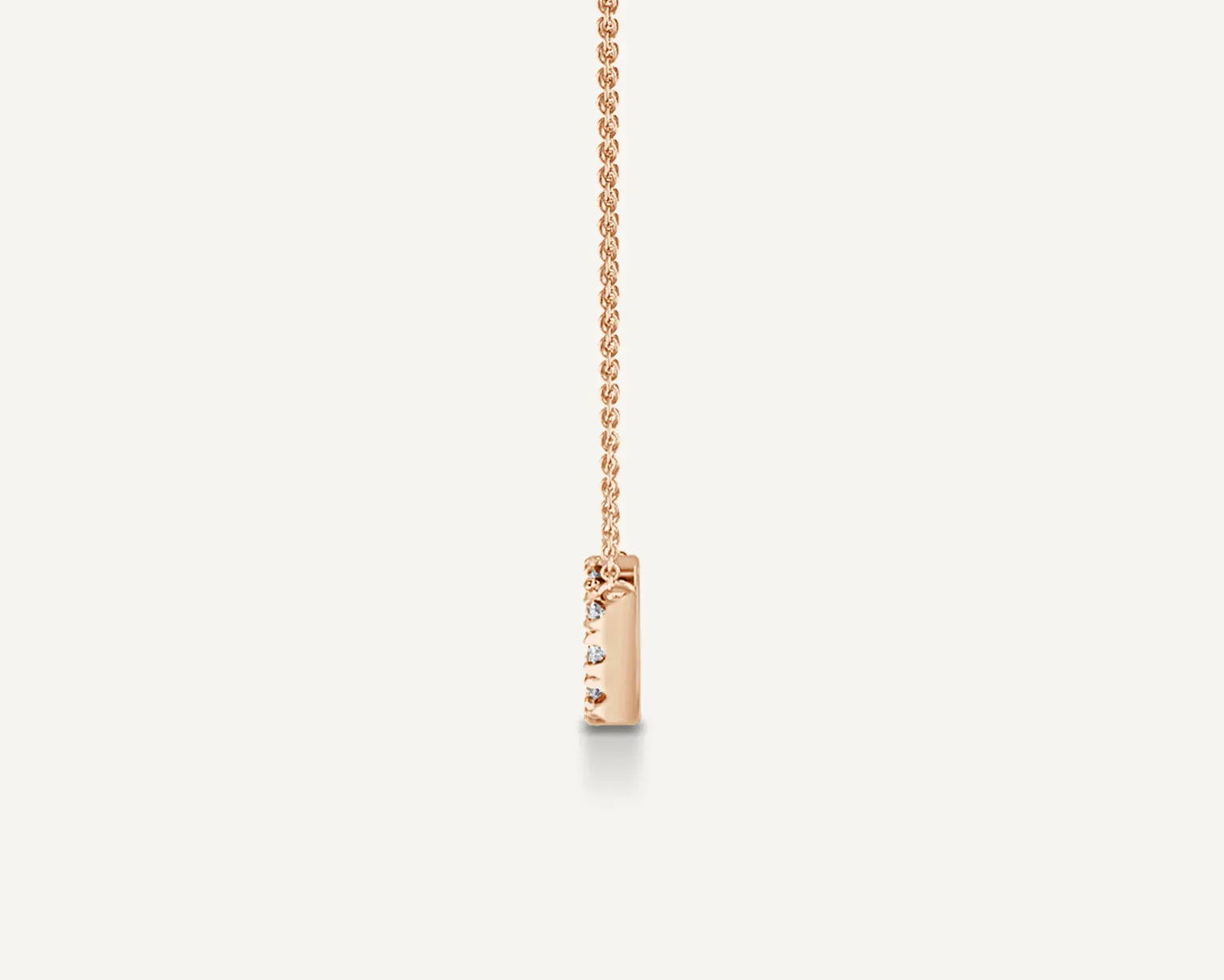 Alphabet O Diamond Pendant