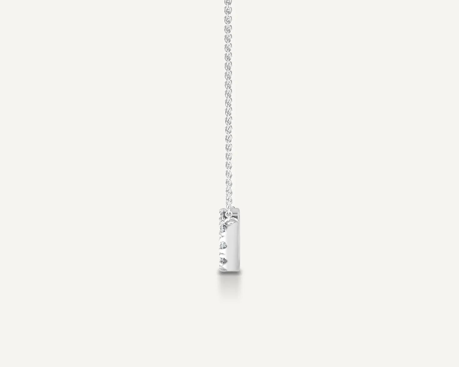 Alphabet O Diamond Pendant