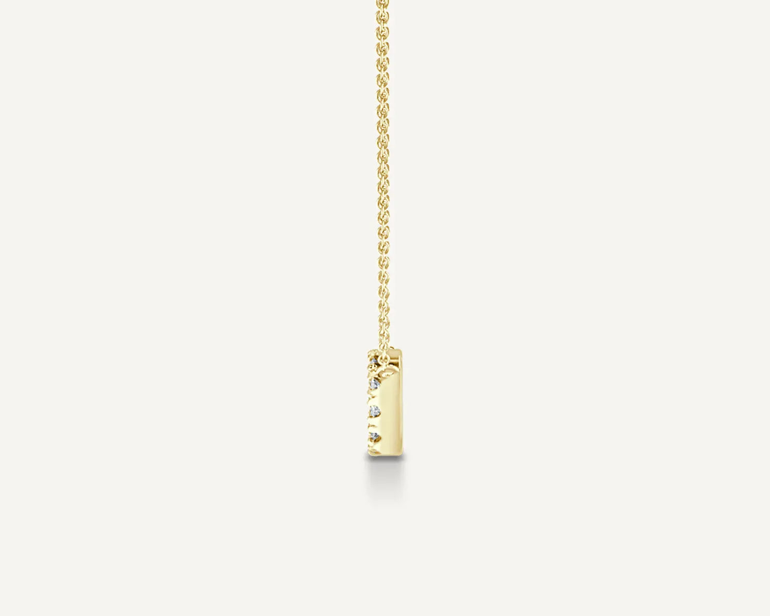 Alphabet O Diamond Pendant