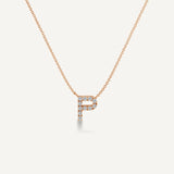 Alphabet P Diamond Pendant