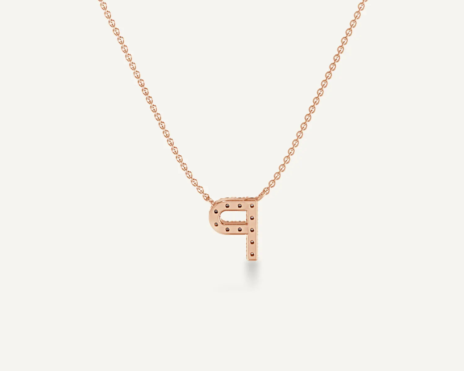 Alphabet P Diamond Pendant